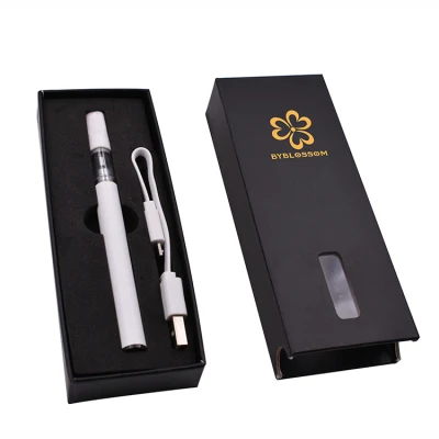 Gaveta de pacote de bateria de caneta Vape descartável e cabo de carregamento USB