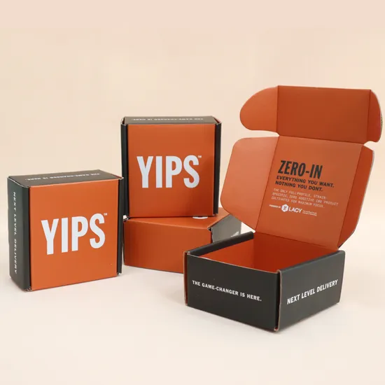 Caixas de presente com impressão personalizada em preto fosco colorido para remessa de remessa